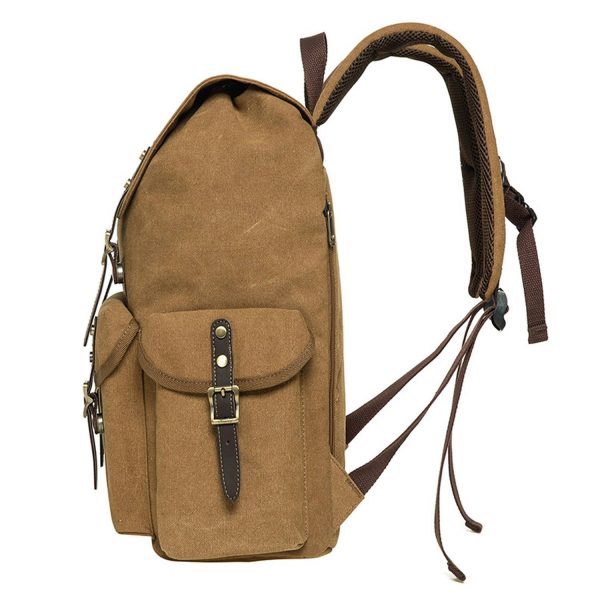 Canvas Wear Resistant Multifunctional Backpack - Image 5