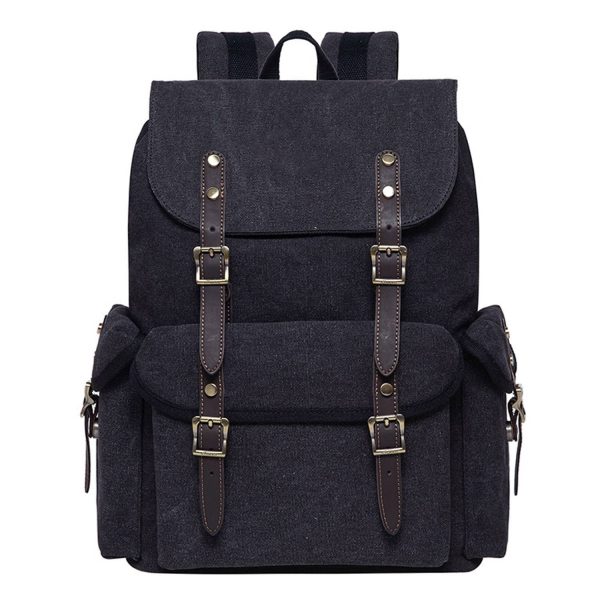 Canvas Wear Resistant Multifunctional Backpack - Image 2