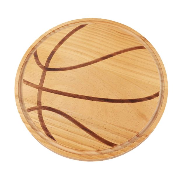 13 Inch Round Wooden Carved Cutting Board - Image 2